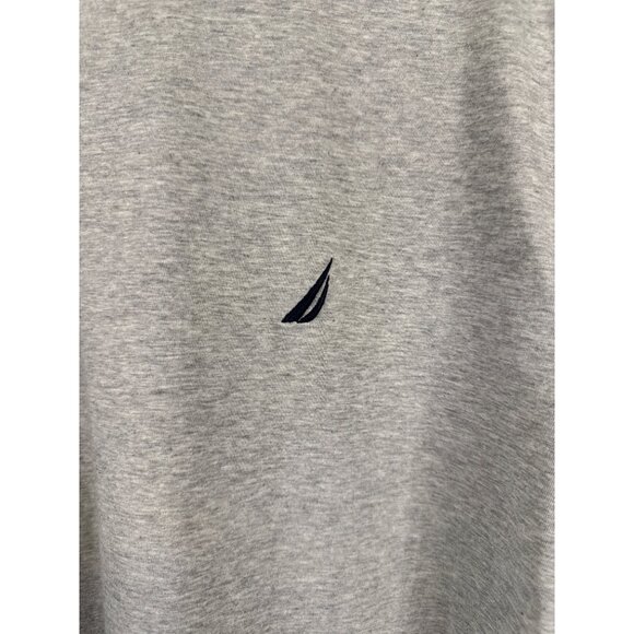 Nautica Gray Long-Sleeve Crewneck Performance Tee Lightweight Mens Shirt XL - Picture 4 of 11